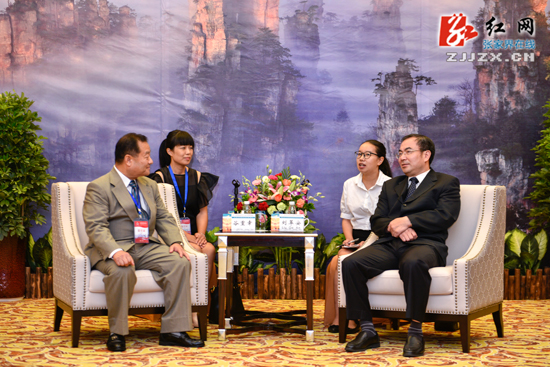 张家界旅游跟团 - 【“一节一会”】刘革安会见参加“一节一会”的日本鸣门市副市长谷重幸一行