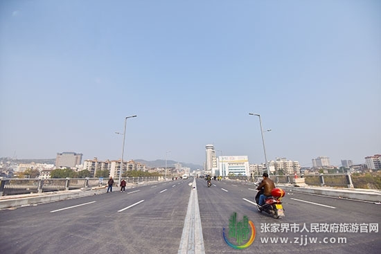 张家界 - 张家界澧水大桥暂未正式通车 市民通行注意安全