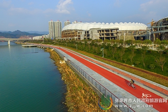 张家界天气 - 亲水慢行！跟着鸬鹚湾滨水绿道感受张家界城市新貌（组图）