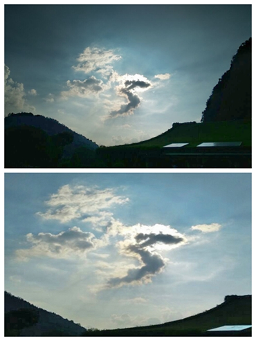 张家界门票 - 黄龙洞景区端午前夕惊现龙形祥云