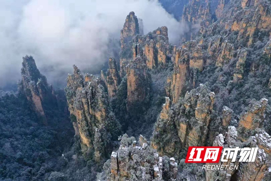 雪中的天子山,世界上最美的山景。.jpg
